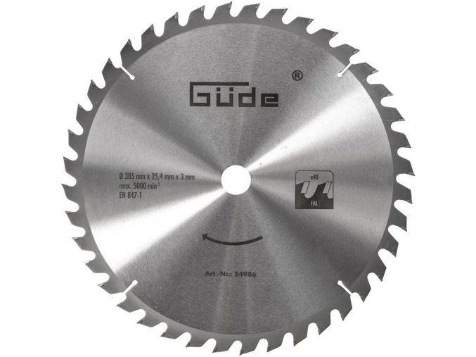 Pilový kotouč HM 305 x 25,4 mm - 40z