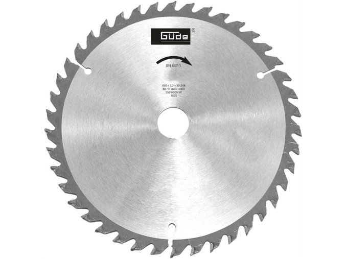 Pilový kotouč na dřevo HM 450 x 30 x 2,2 - 48z