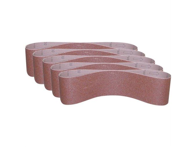 Sada brusných pásů 1220 x 150 mm K 60 k brusce GBTS 1100, 5dílná